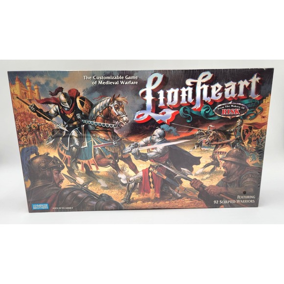 Lionheart Board Game Parker Brothers From The Makers Of Risk Sealed New - Picture 1 of 10